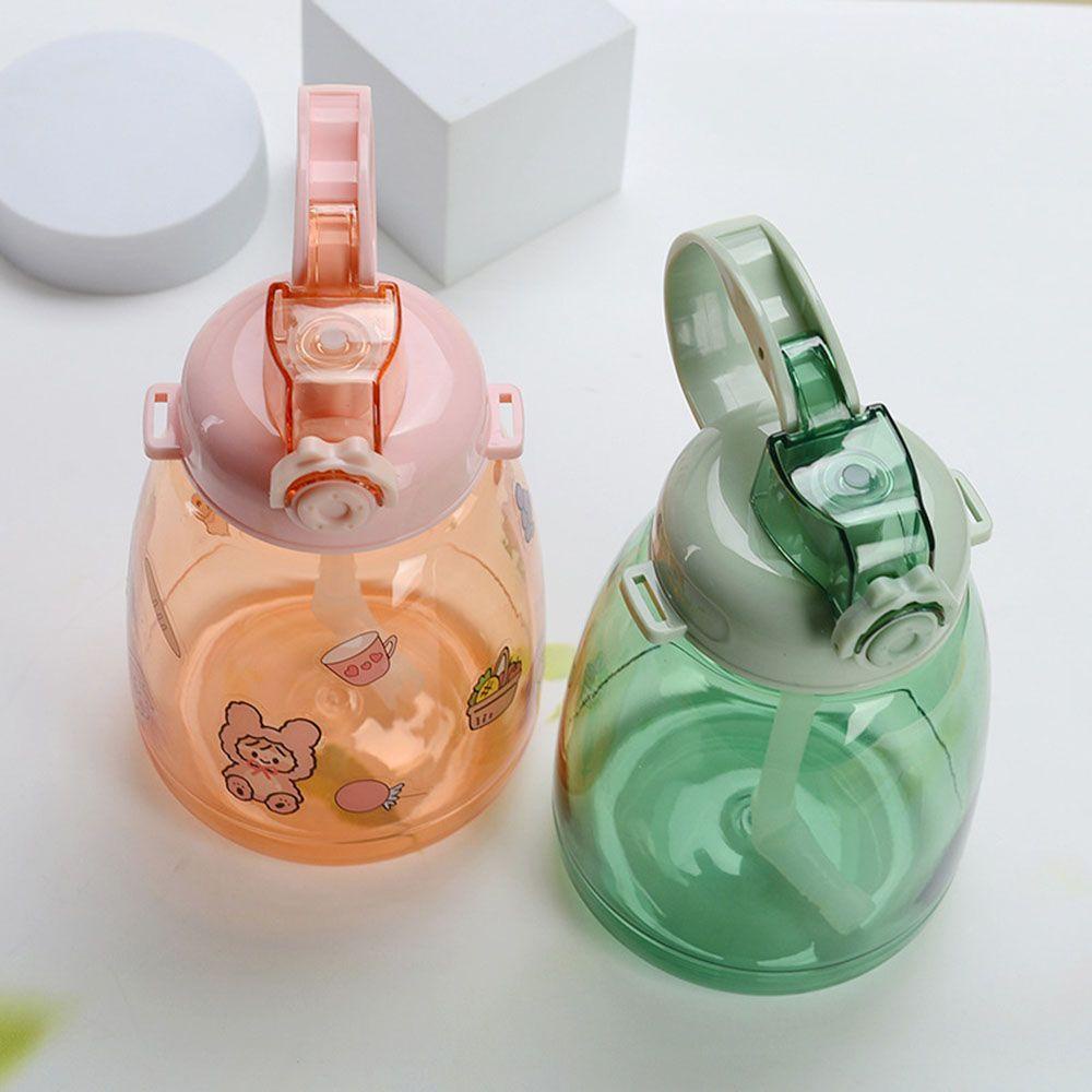 Bình Nước Thể Thao Dung Tích Lớn Có Dây Đeo Chống Tràn Cho Nữ