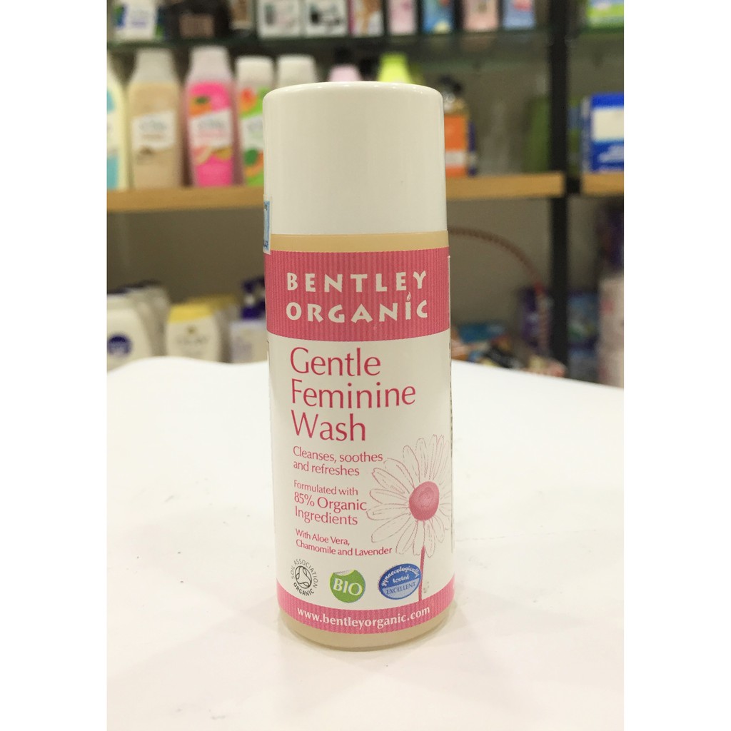 Dung dịch vệ sinh phụ nữ hữu cơ Bentley Organic (Anh)50ml