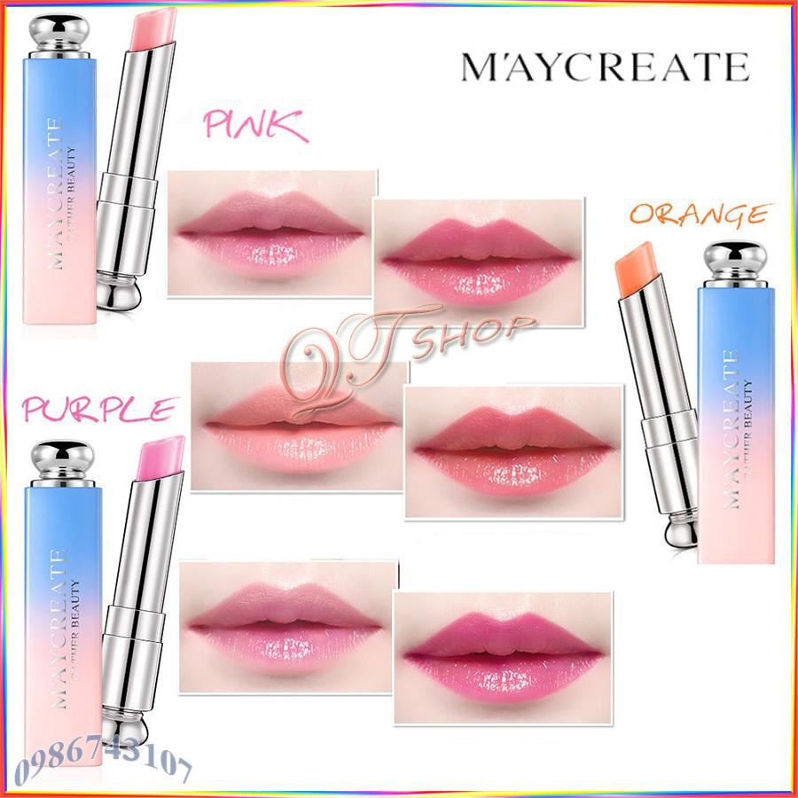 Son đổi màu dưỡng ẩm môi Maycreate SM33 | BigBuy360 - bigbuy360.vn