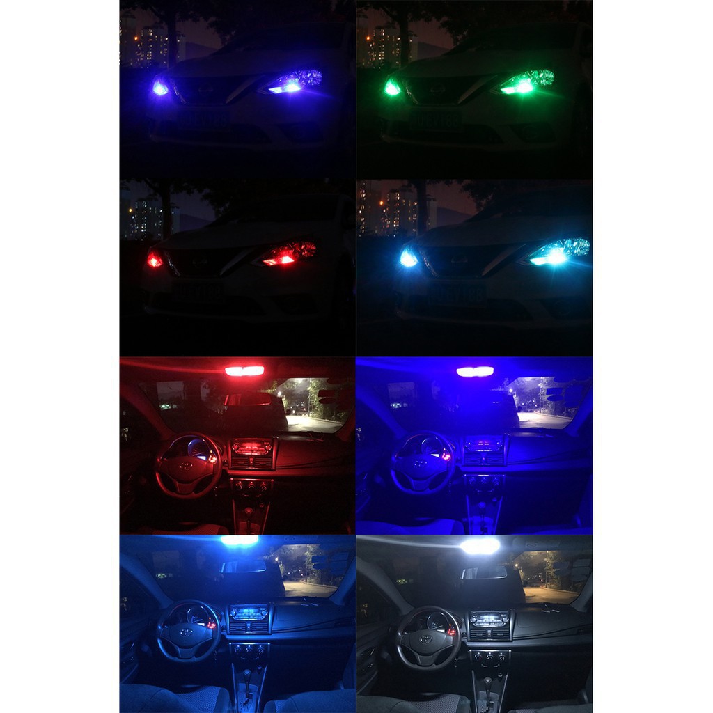 Bóng đèn sứ T10 W5W dành cho làm đèn biển số đèn cửa trong xe