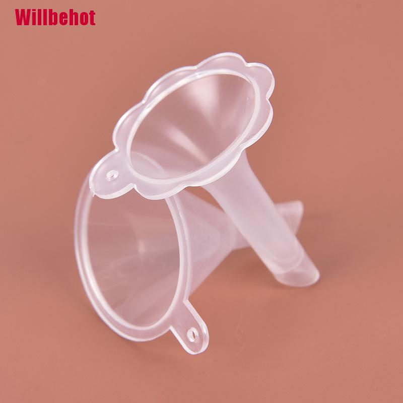 [Hàng mới về] Bộ 2 phễu nhựa mini dùng chiết nước hoa tiện lợi
