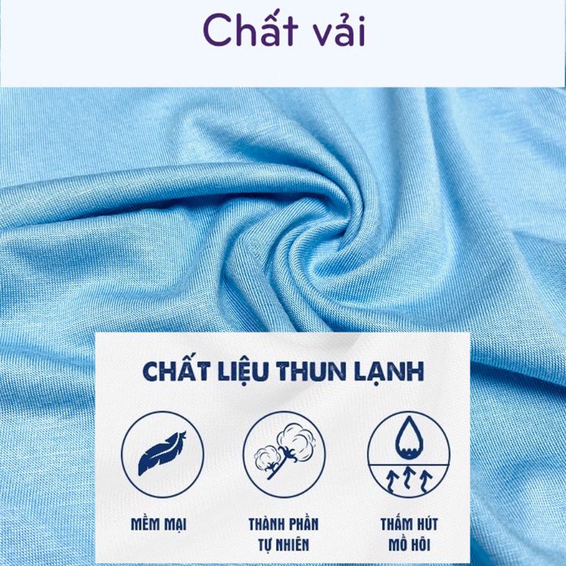 Sét 4 Áo Dài tay thun lạnh minkymom Quảng châu cổ tròn cho bé trai bé gái