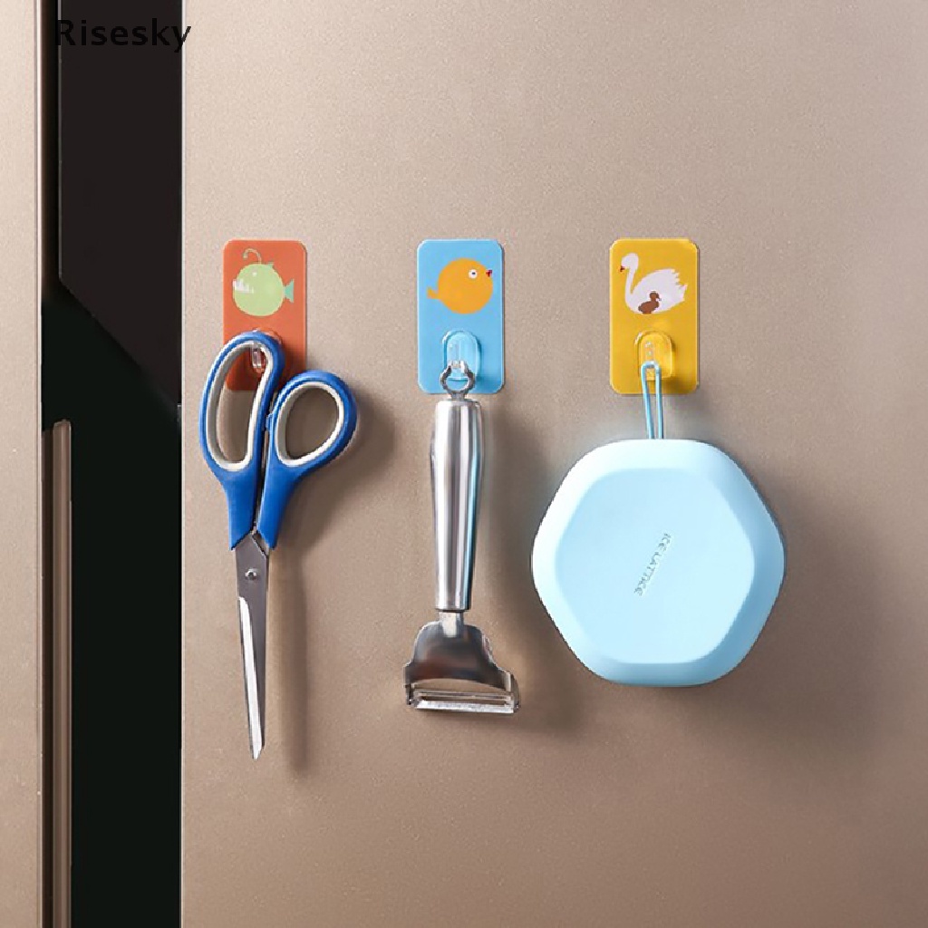 Móc Treo Đồ Dán Tường Tự Dính Thiết Kế Dễ Thương Sáng Tạo