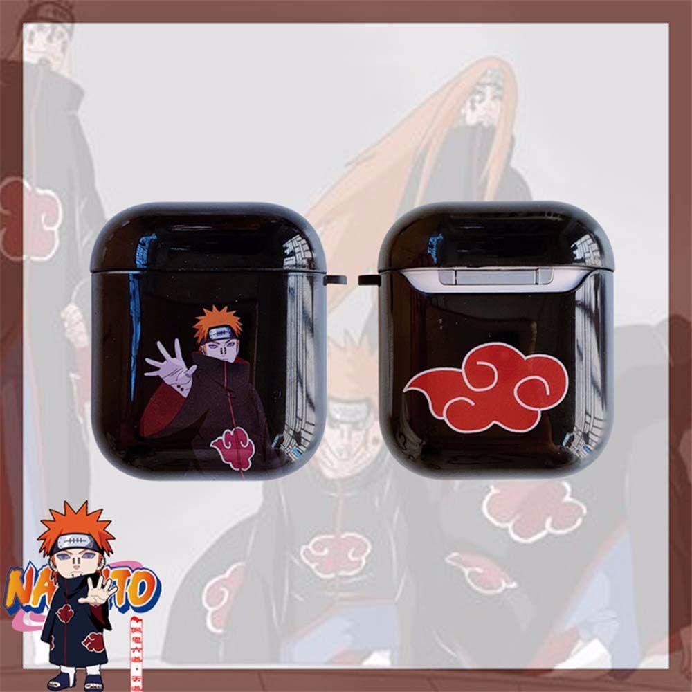 Vỏ Bảo Vệ Hộp Sạc Tai Nghe Airpods 1 2 Không Dây Họa Tiết Hoạt Hình Naruto Uchiha Sasuke Ốp