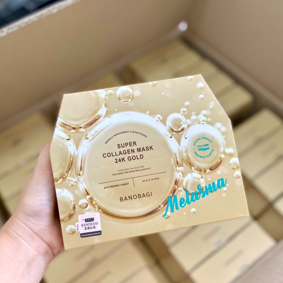 Mặt nạ dưỡng da Banobagi 24K Gold Melasma giảm nám, chống lão hóa da Hàn Quốc