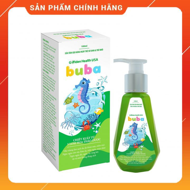 Sữa Tắm Gội Hàng Ngày Cho Trẻ Sơ Sinh Và Trẻ Nhỏ Buba 250ml