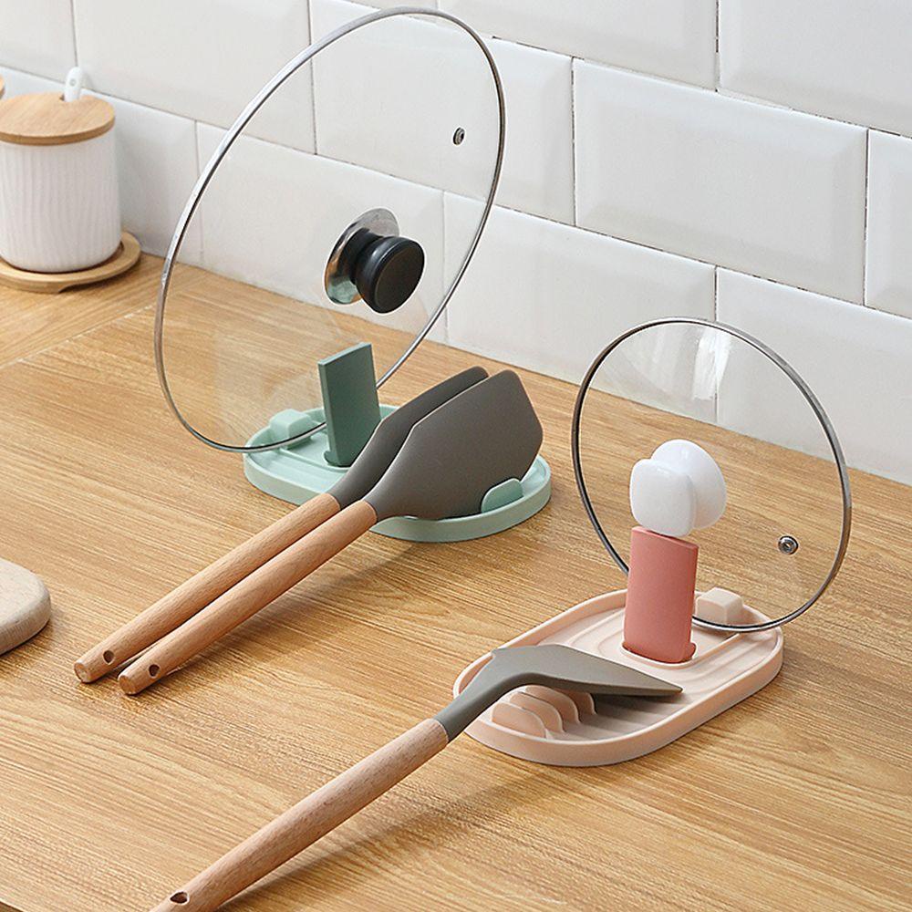 LONTIME Giá Đỡ Nắp Nồi Bằng Nhựa Tiện Dụng