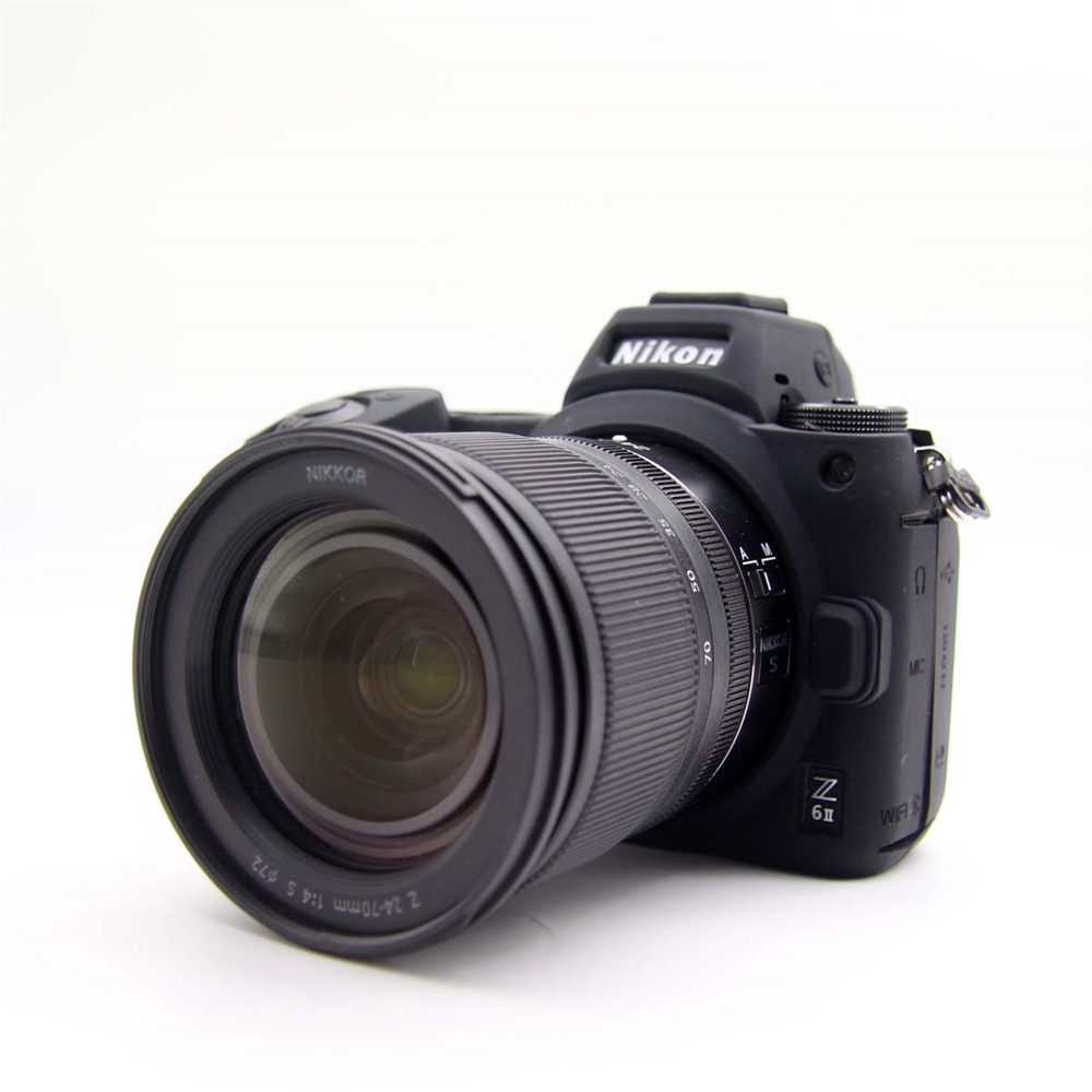 Vỏ Bảo Vệ Máy Ảnh Nikon Z7II Z6II Z5 Bằng Silicone + 3 Vòng Đệm Cao Su