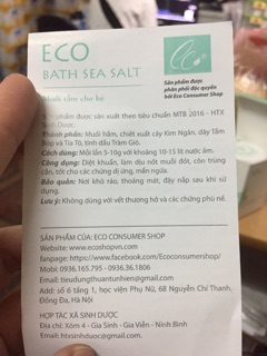 Muối tắm thảo dược cho bé