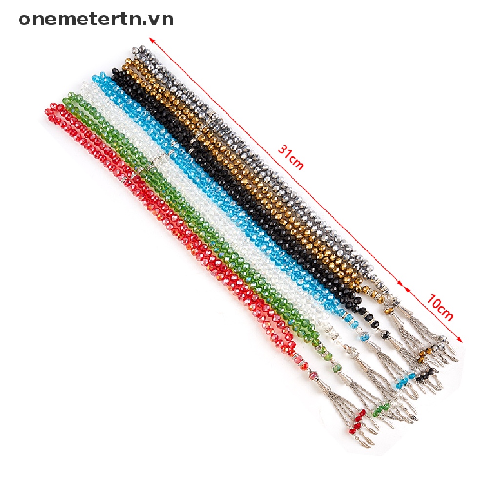 Vòng Tay Chuỗi Hạt Pha Lê 8mm 99 Hạt Tasbeeh