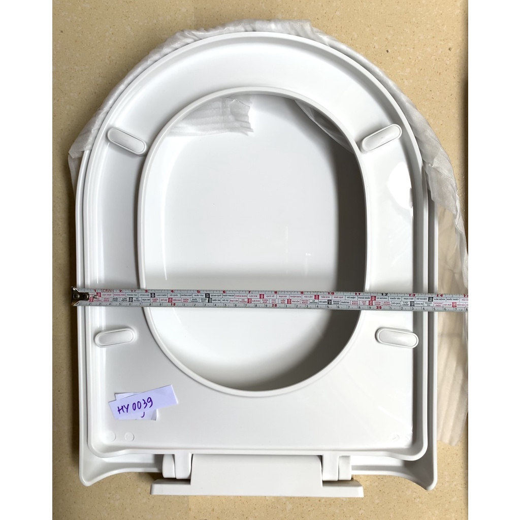 Nắp Bồn Cầu Rơi Êm Chất Lượng Cao (Kích thước : 470mm x 360mm, Khối lượng: 1.6kg) Mã HY0039