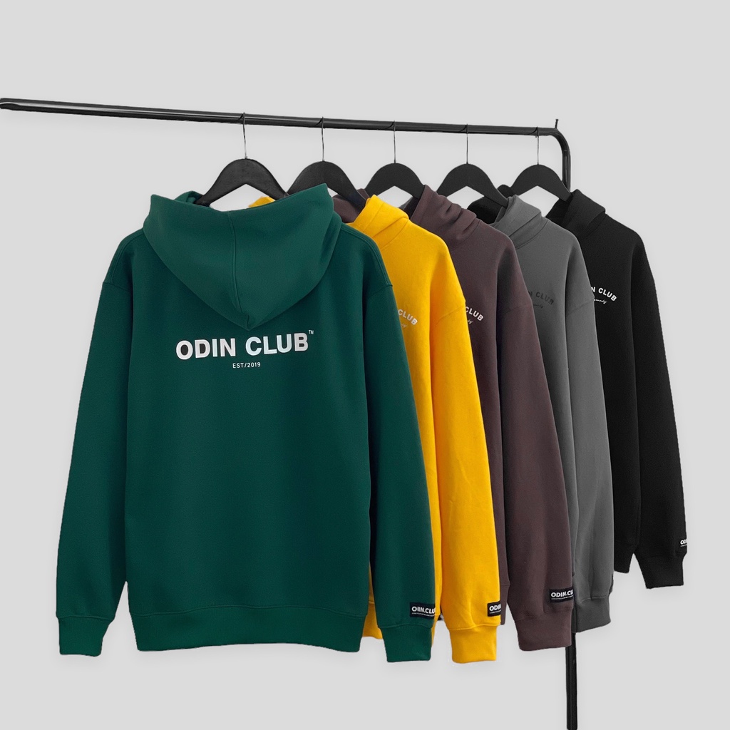 Áo Hoodie Oversize ODIN CLUB Original, Áo nỉ có mũ form rộng, Local Brand ODIN CLUB