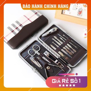 [FREESHIP - HÀNG LOẠI 1] Bộ cắt móng tay 12 món thép inox không gỉ, sắc bén nhỏ gọn [SKU: P0000038]