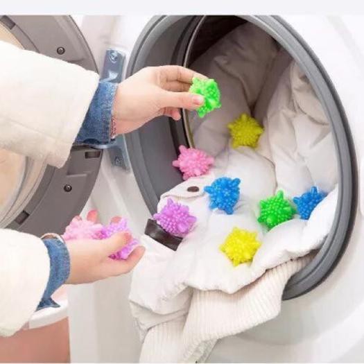 Set 10 Bóng giặt Cầu Gai - Hỗ Trợ Giặt Đồ Siêu Sạch - Chống Nhăn Quần Áo 2379 SỈ LẺ GIA DỤNG