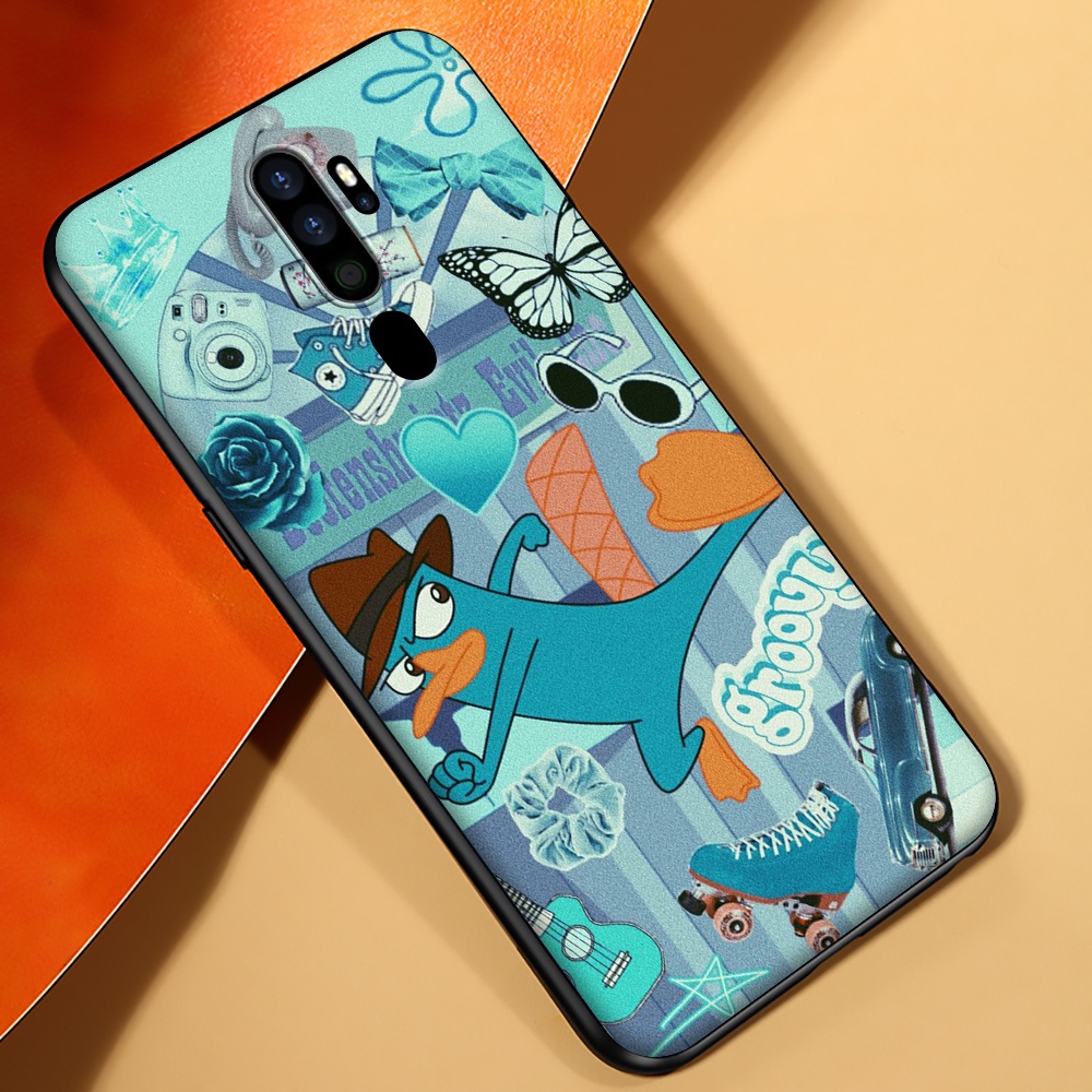 OPPO A53 A32 F11 Reno 2 3 4 Z 2Z 2F Pro 2020 TPU Soft Silicone Case Casing Cover PZ15 Anime Phineas and Ferb