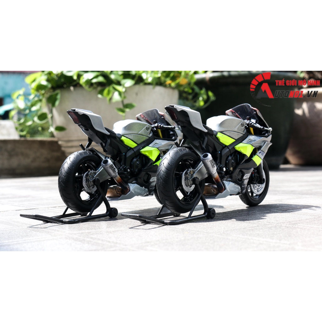 MÔ HÌNH YAMAHA R6 2020 GREY ĐỘ PÔ SC 1:12 AUTONO1 D197