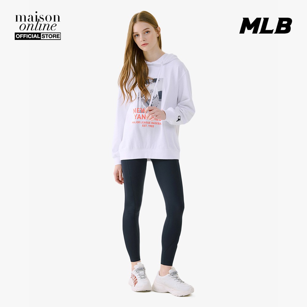 MLB - Áo hoodie tay dài phối mũ thời trang Front Painting 31HDE2011-50W | BigBuy360 - bigbuy360.vn