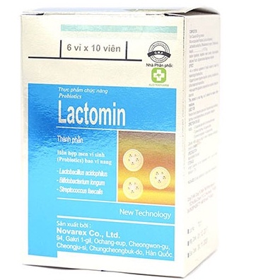 Lactomin - Hỗ trợ giúp làm giảm các triệu chứng rối loạn tiêu hóa (6 VỈ)