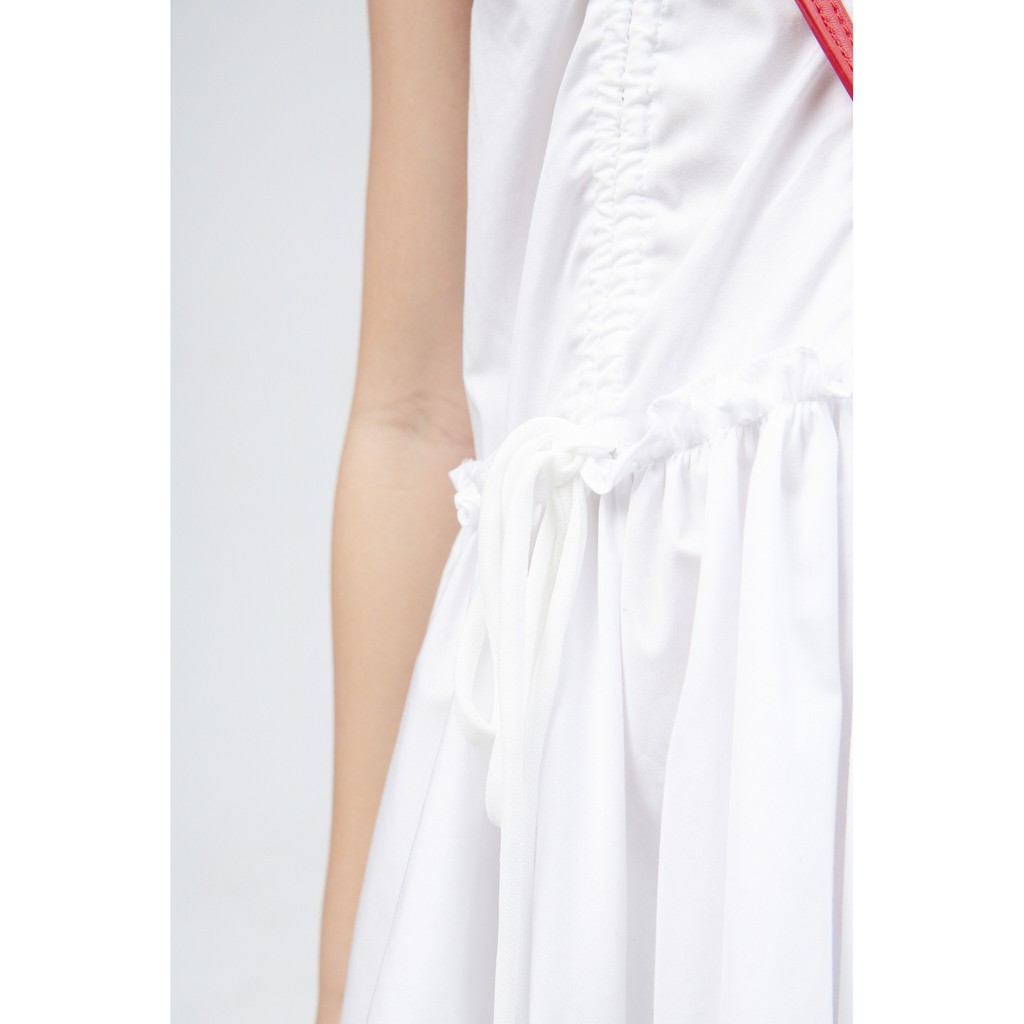 Đầm sát nách cổ tròn bé gái IVY moda MS 40G0933