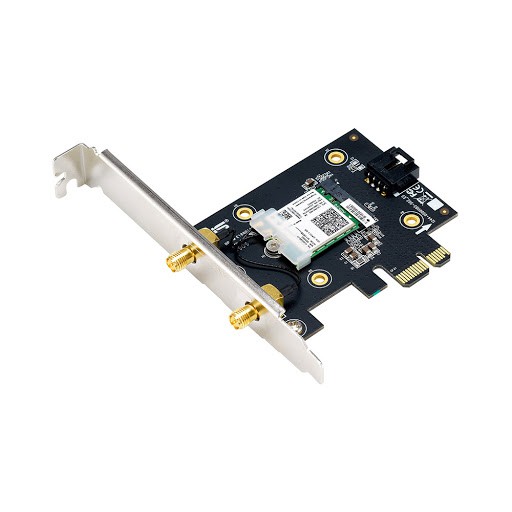 Card Mạng Wifi Asus PCE-AX3000 PCI-e a/b/g/n/ax3000 2.4GHz/5GHz - Hàng Chính Hãng