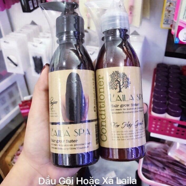 Bộ Dầu Gội Mọc Tóc Laila Spa - Thái