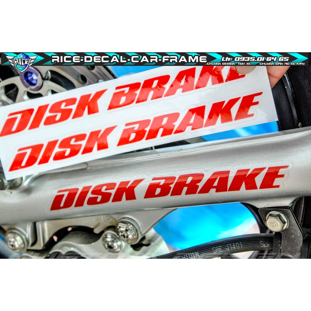 Tem Phuộc Disk Brake Cho xe máy
