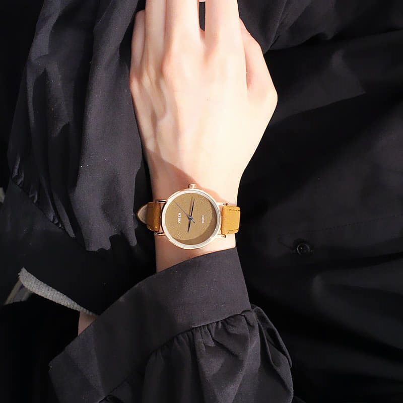 [GIÁ GỐC] Đồng hồ nữ dây da Viser thời trang ulzzang | BigBuy360 - bigbuy360.vn