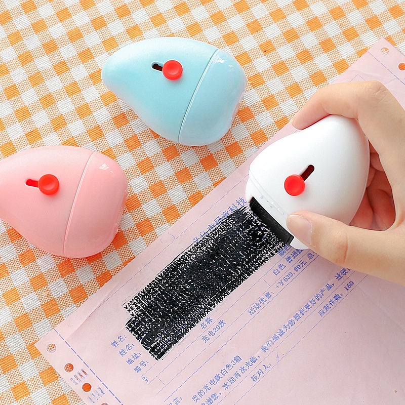 Dấu Trống Niêm Phong Bìa Thông Tin Bảo Mật, Loại Bỏ Mực Tự động Con Dấu Di động, Bảo Vệ Chống Trộm Danh Tính