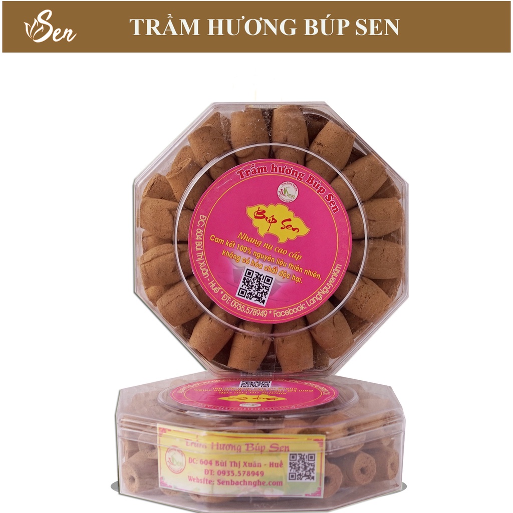 Nhang nụ sạch - hộp 120g [Nhang trầm Huế] [Mộc SEN Huế]