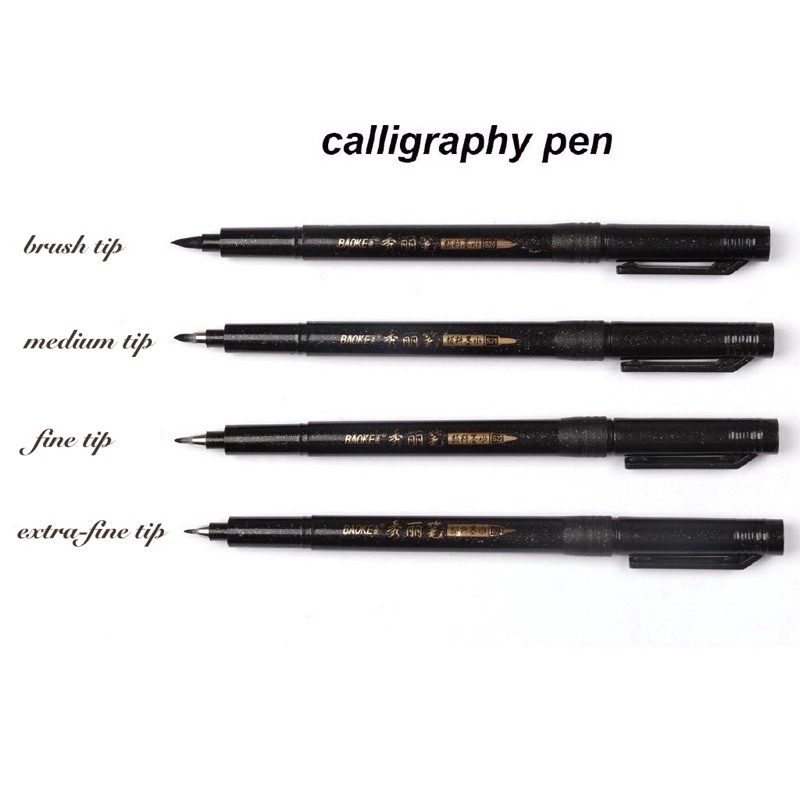 Bút brush giá rẻ luyện calligraphy BAOKE