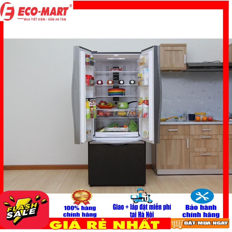 F-WB490PGV9(GBK) Tủ lạnh Hitachi R-FWB490PGV9 (GBK) 415 lít (MIỄN PHÍ GIAO + LẮP ĐẶT tại Hà Nội-đi tỉnh liên hệ shop)