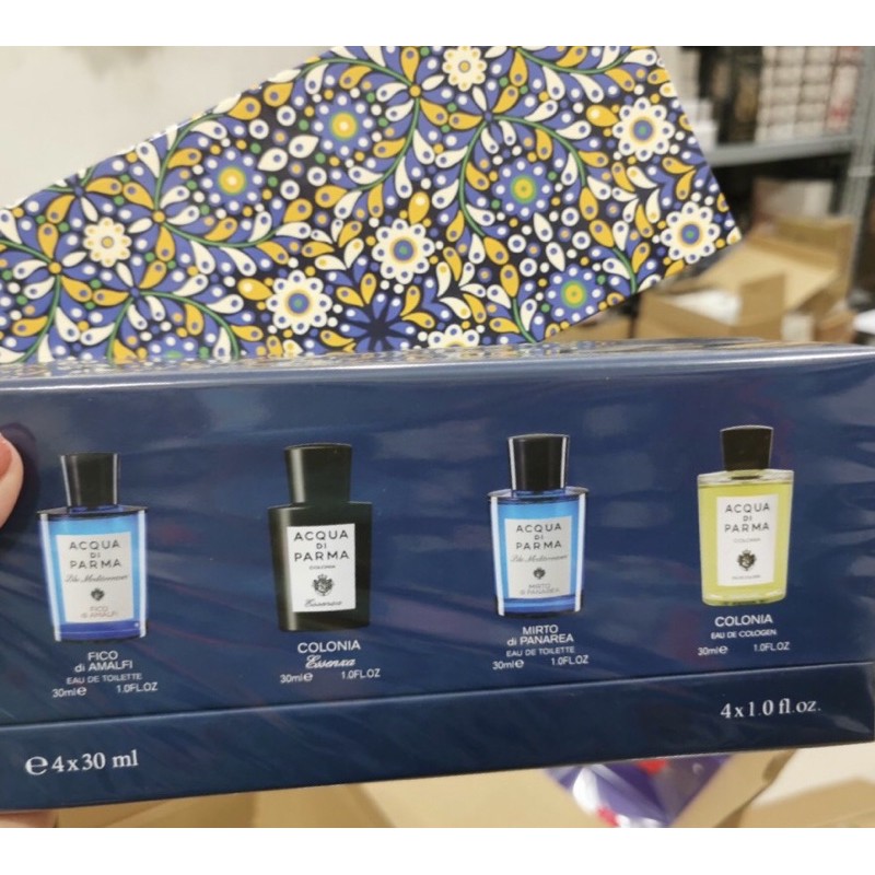 Set Bộ Nước Hoa Acqua di Parma Blu Mediterraneo Colona mini 4 chai - 30ml chai | BigBuy360 - bigbuy360.vn