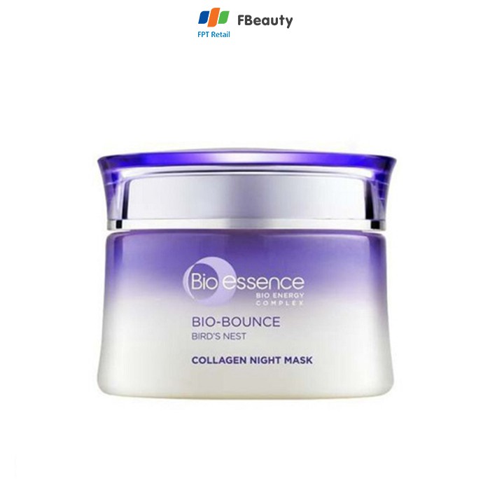 Mặt Nạ Ngủ Tinh Chất Tổ Yến Bio Essence Bounce Birds Nest Collagen Night Mask 60ml