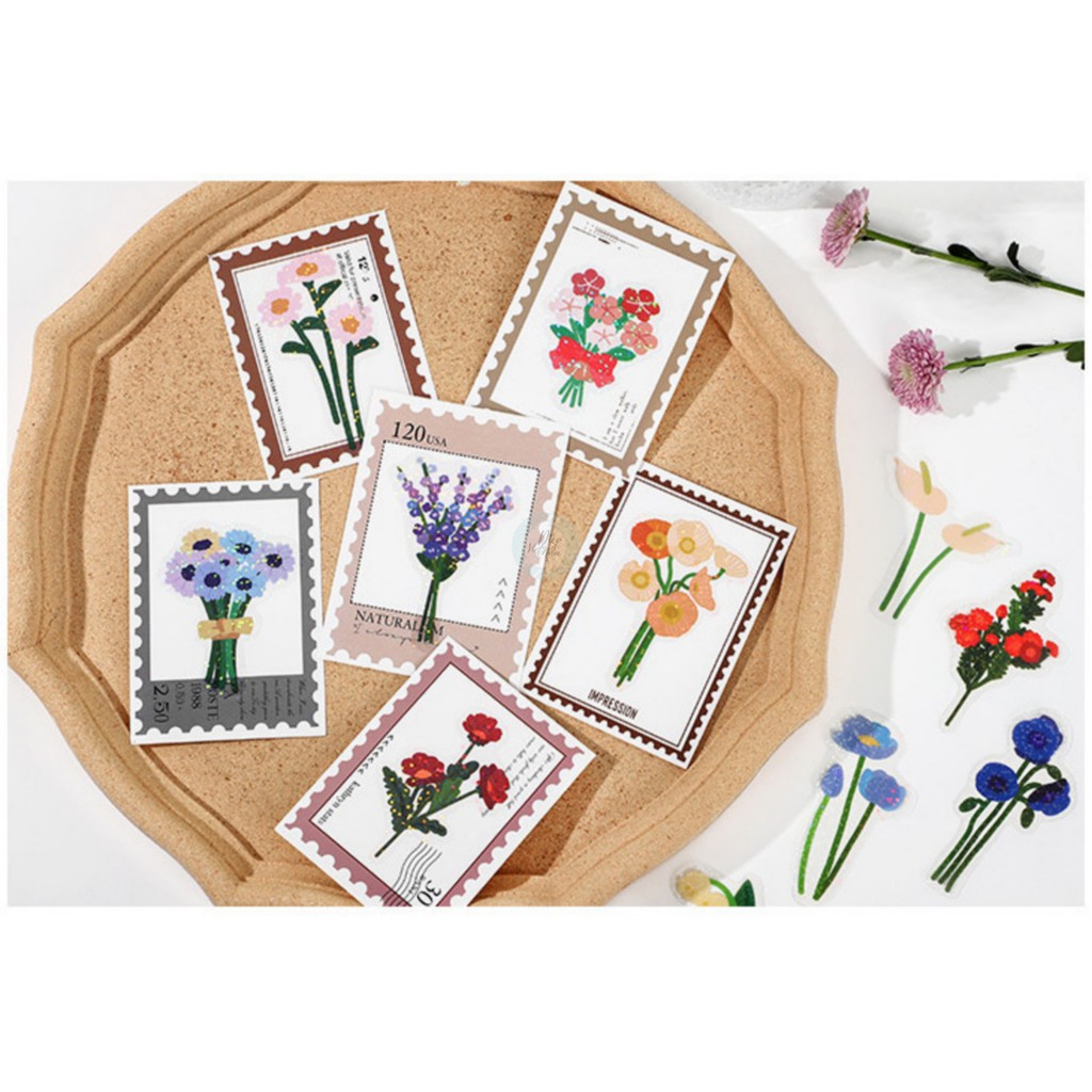 GÓI STICKER FULL BLOSSOM LẤP LÁNH