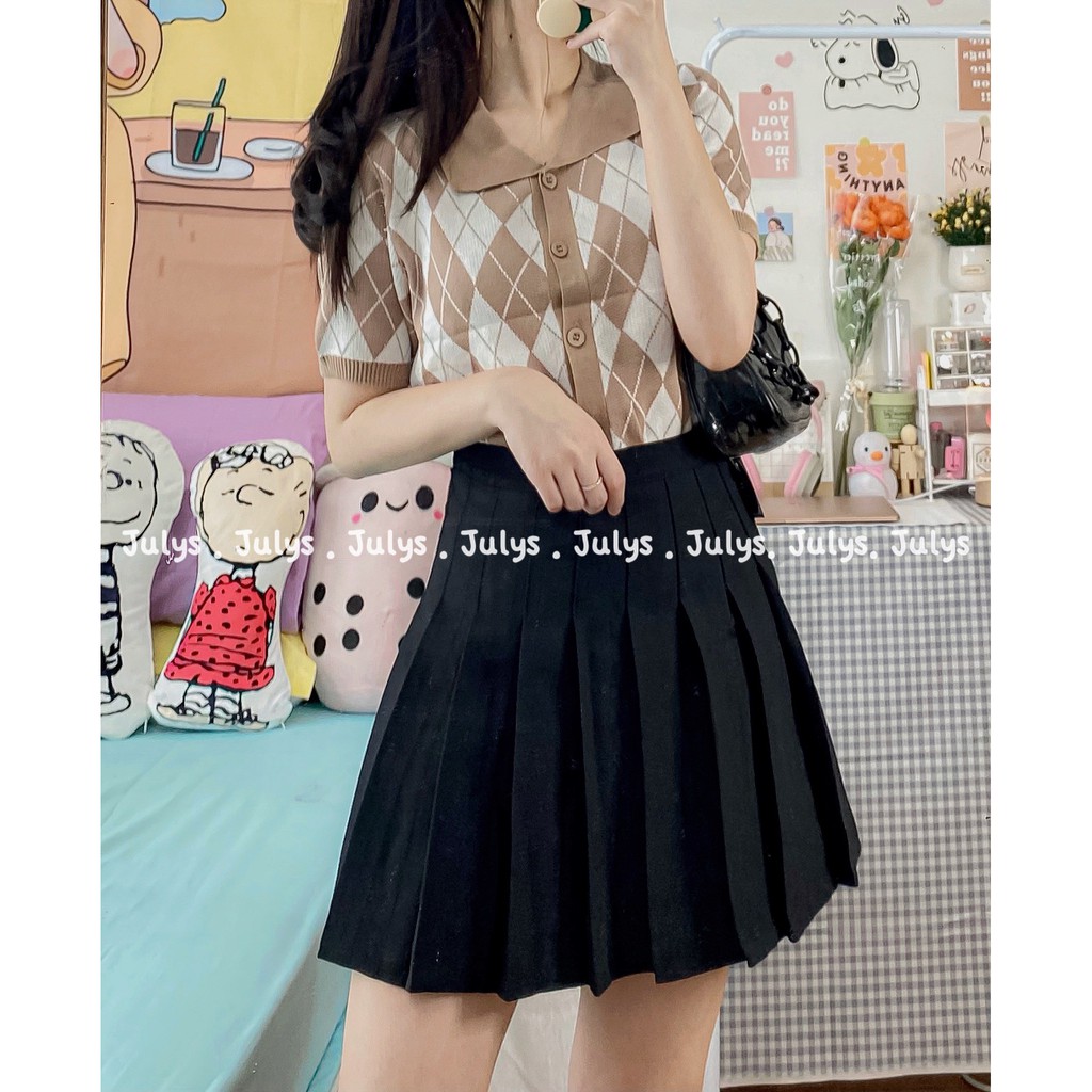 ÁO CROPTOP HOẠ TIẾT CARO QUẢ TRÁM (ảnh shop chụp kèm video) | BigBuy360 - bigbuy360.vn