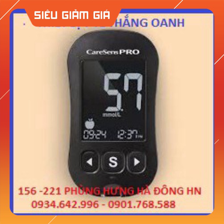 MÁY ĐO ĐƯỜNG HUYẾT CARESENS PRO - Thương hiệu tới từ hàn quốc