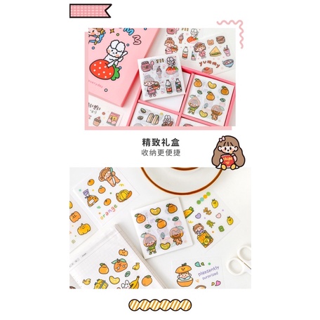 💥MỘT TẤM STICKER TRANG TRÍ DỄ THƯƠNG DÁN SỔ BÌA SÁCH💥