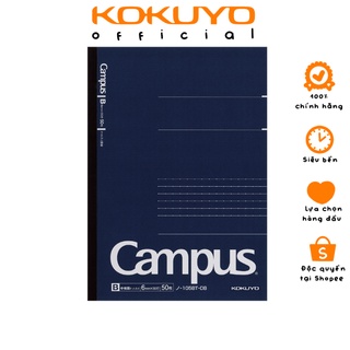 Vở Kẻ Ngang Có Chấm Gáy Keo Campus 100 Trang Khổ A5
