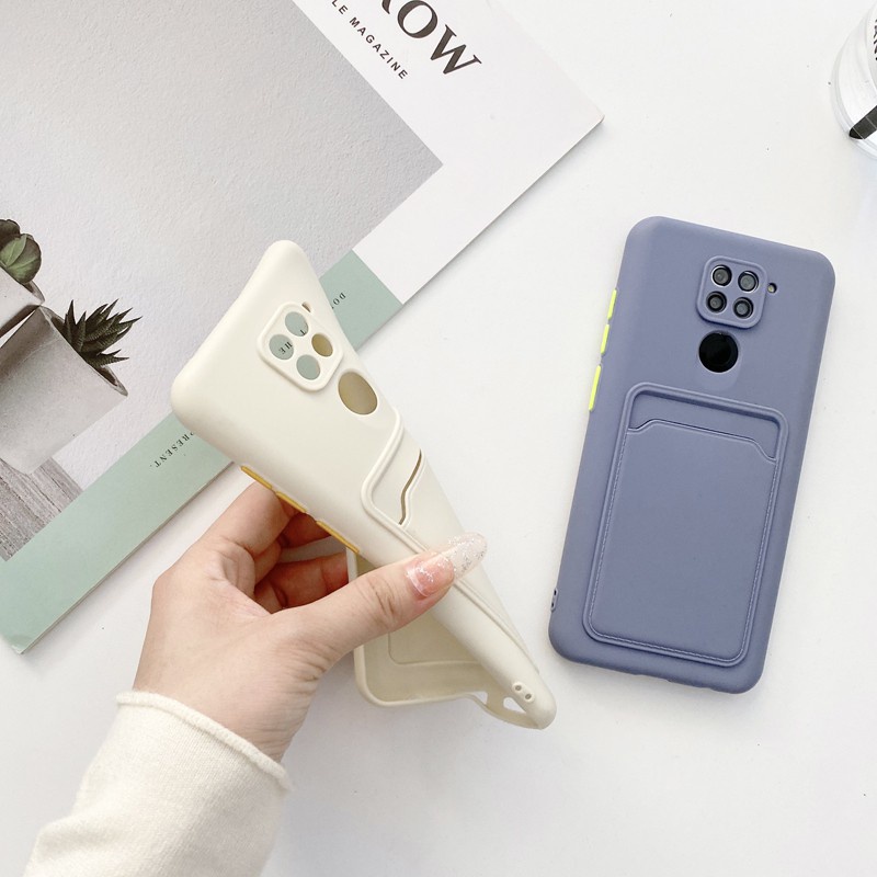 Ốp điện TPU dẻo Koosuk có ví đựng thẻ cho Xiaomi Redmi Note 9 10 Pro Max 9S 10S 4G