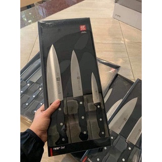 Bộ 3 dao làm bếp Zwilling Twin Chef thép không gỉ cao cấp Made in Germany.