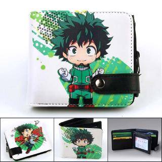Ví da đựng tiền xu in hình hoạt hình Anime My Hero Academia Midoriya Izuku độc đáo