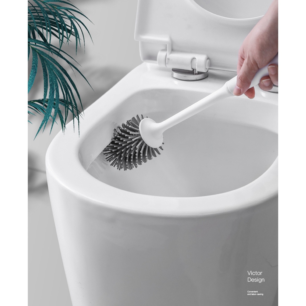 Bàn Chải Cọ Bồn Cầu Silicon, Chà Nhà Vệ Sinh – BLUE DEER
