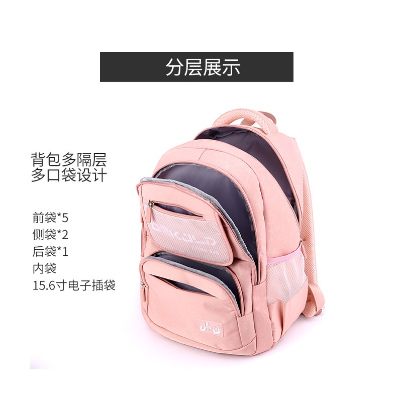 Balo thời trang phong cách Hàn Quốc dày dặn chống thấm nước dùng cho đi học, đi chơi - Fortune Mouse –BLTT1018