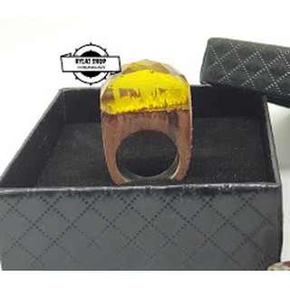 Nhẫn Wood Sercet Resin