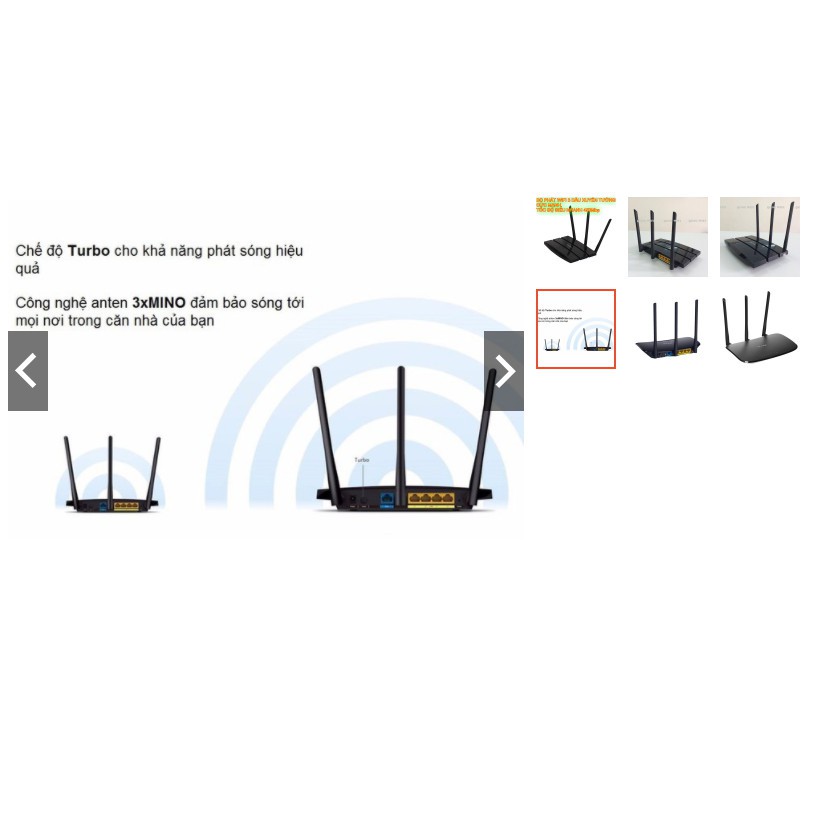 Cục Phát Wifi Tplink TL-WR2041N 3 Râu xuyên tường | BigBuy360 - bigbuy360.vn