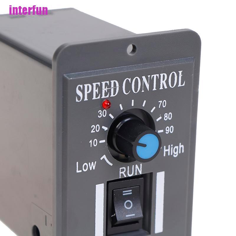 [Interfun1] 12V 24V 36V 48V Pwm Dc Motor Speed Controller Reversible Switch 6A Regulator [Fun]