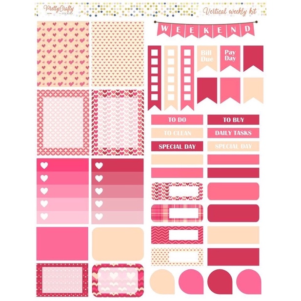 Sticker In Hình Làm LoVe Box Hoặc Nên Khung Ảnh 3D.