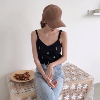 ☀️áo add01 2 dây trái dứa 🍍🍍🍍