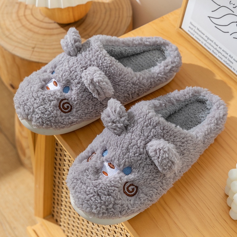 Dép Bông, Dép Lông Ấm Hình Thỏ Xinh Xắn, Dễ Thương Nhiều Màu Warm&amp;Cute A147