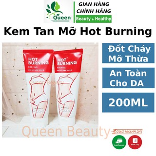 Kem tan mỡ bụng body Missha Hot Burning Perfect 200ml Hàn Quốc tan mỡ sau sinh ngân bình cô bông thái lan Queen Beauty